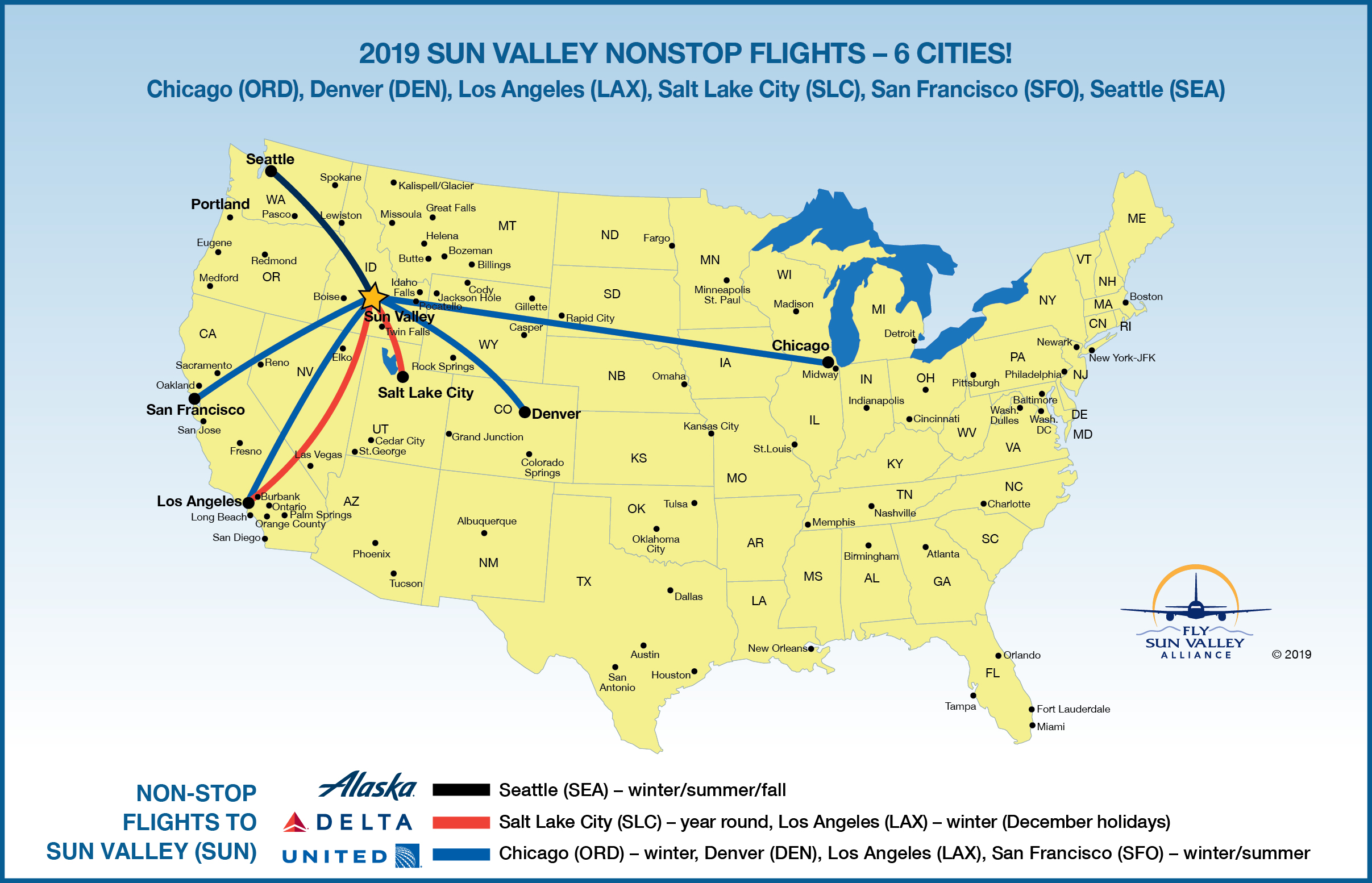 Valley Nonstop Flight Access Winter 2019/20 Season” -