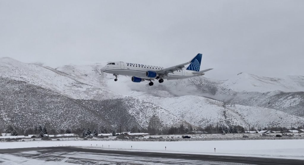 Weather conditions in the Valley have historically been problematic for flight reliability. But now thanks to new next-gen instrument approach, visitors to SUN can expect more on-time arrivals and fewer weather-related diversions. (KSUN PHOTO BY: Chris Pomeroy)